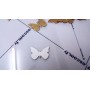 Or & Doré 100 Pièces 3x2 cm 3D Stickers Papillon Acrylique Décoration Maison 3d