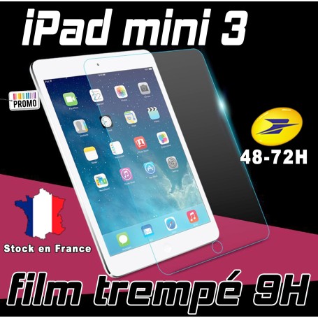 Film de protection Ecran Verre Trempé renforcé Apple iPad Mini 3 Film tempered ipad mini 3 4g
