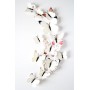 12 Pièces 3D Stickers Papillon Blanc Printemps Décoration Maison Butterfly 3d
