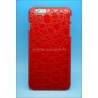Housse Etui Alligator Motif Rouge Apple iPhone 6S Plus