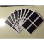 36 Pièces Craie Stickers Ardoise Autocollant tableau noir étiquettes 