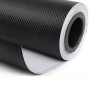 30x120 cm Noir 3D Fibre de Carbone Vinyle Adhésifs Autocollant Stickers Voiture Décorations