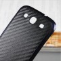 Batterie Cache Arriéré Motif Fibre Carbone Noir Samsung Galaxy S3