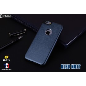 Coque Métallique en Aluminium Brossé iphone 6S 6 Cadre Silicone Tpu