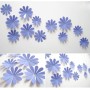 12 Pièces 3D Stickers Fleur Gerbera Pvc Design Pétales Violet Décoration Maison