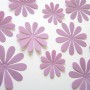 12 Pièces 3D Stickers Fleur Gerbera Pvc Design Pétales Rose Décoration Maison