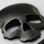 Métal Skeleton Noir autocollant de voiture de moto 3D Étiquette d'insigne d'emblème