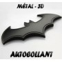 Métal Bat Man badge Noir autocollant de voiture de moto 3D Étiquette d'insigne d'emblème