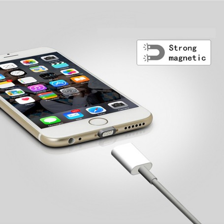 Cable Certifié ios magnétique iPhone 5 5s 5c SE 6 6s 7 Plus iPad mini 2.4A