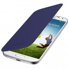 Housse Etui Flip Cover BLEU NUIT Pour Samsung Galaxy S4 i9500 i9505