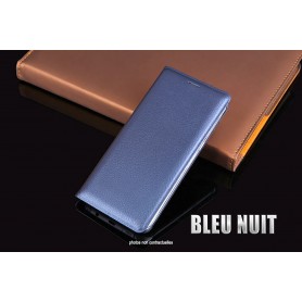 Housse Etui Flip Cover BLEU NUIT Pour Samsung Galaxy S7 SM-G935 SM-G930