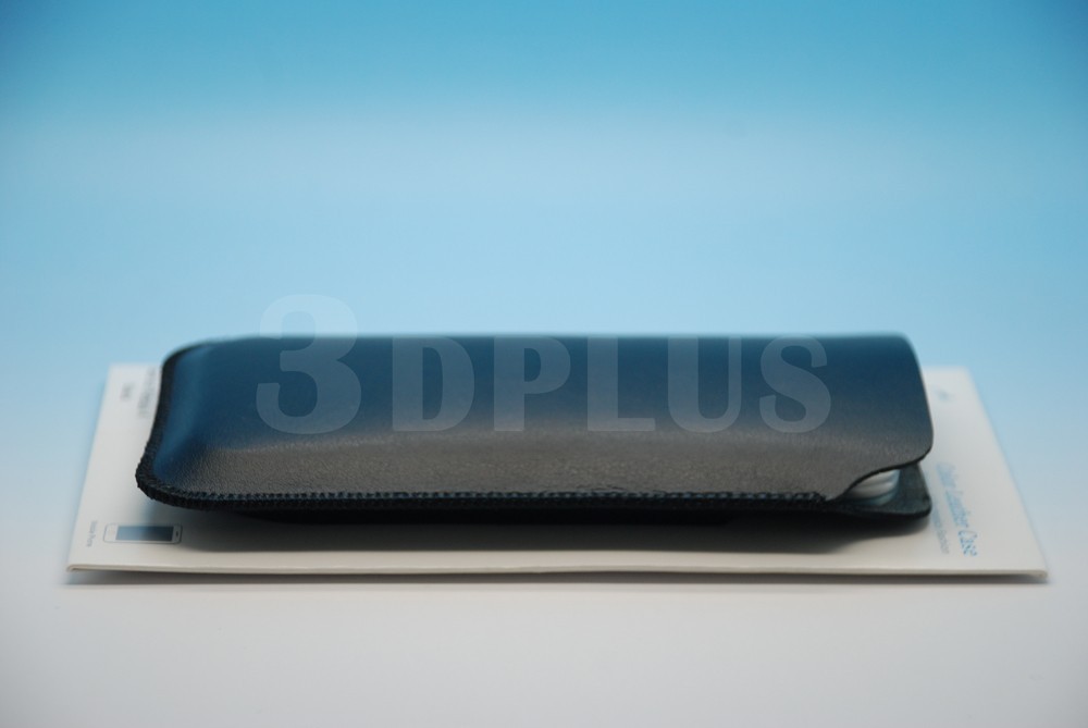 LG Google Nexus 4 E960 Etui Cuir Veritable Noir Pull-up Languette