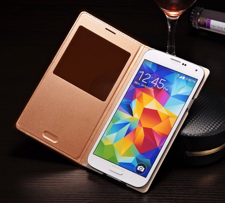 Samsung Galaxy S5 Housse Etui Flip Cover S-view Cover